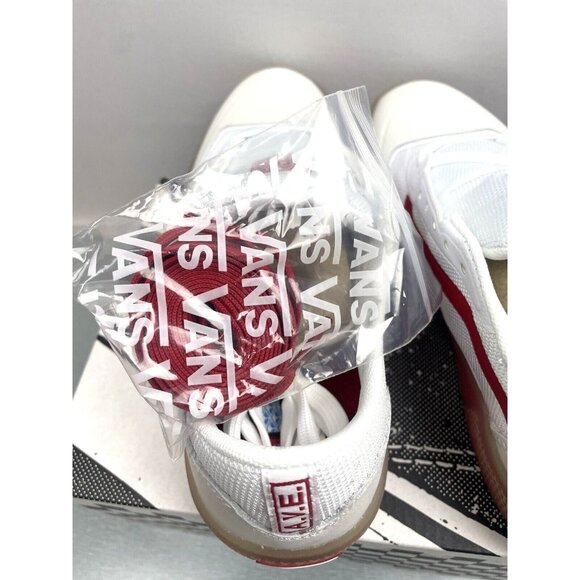 VANS AVE SKATE SPORT LEATHER  WHITE SHOES MEN'S SIZE 5.5 - Picture 10 of 16